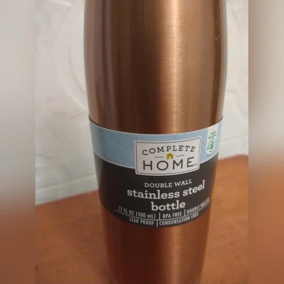 Complete Home Stainless Steel Water Bottle - Picture 3 of 10